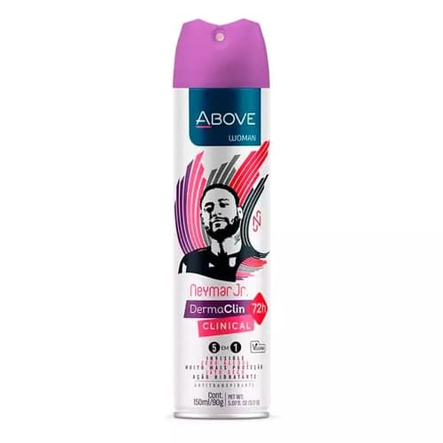 Imagem do produto Desodorante Aerossol Antitranspirante Above Neymar Jr. Women Com 150Ml 150Ml