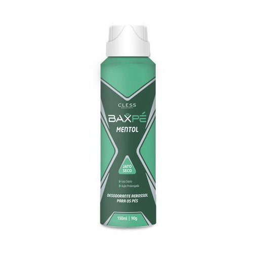 Imagem do produto Desodorante Aerossol Para Os Pés Baxpé Mentol 150Ml