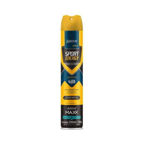 Imagem do produto Desodorante Antitranspirante Aerosol Above Men Maxx Sport Energy Com 250Ml