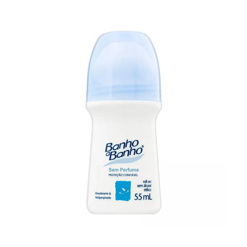 Imagem do produto Desodorante Banho A Banho Rollon Antiperspirante Sem Perfume Com 55Ml