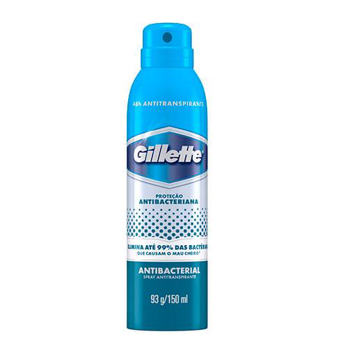 Imagem do produto Desodorante Gillette Aerosol Antibacterial Com 150 Ml