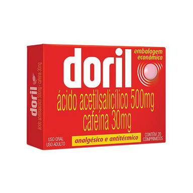Imagem do produto Doril 500Mg + 30Mg - 20 Comprimidos