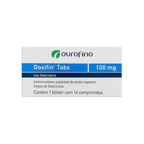 Imagem do produto Doxifin 100Mg Uso Veterinário Com 14 Comprimidos