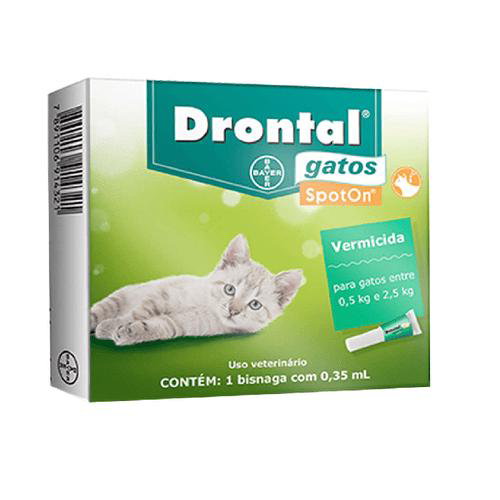 Imagem do produto Drontal Gatos Spoton De 0,5 A 2,5Kg