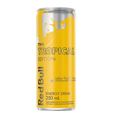 Imagem do produto Energético Red Bull The Tropical Edition Sabor Frutas Tropicais Com 250Ml