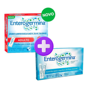Imagem do produto Enterogermina 2G Com 9 Sachês + Enterogermina 5Ml Com 10 Flaconetes