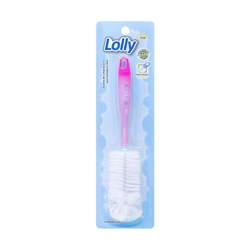 Imagem do produto Escova De Limpeza 2X1 Lolly Rosa