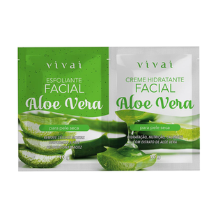 Imagem do produto Esfoliante E Creme Hidratante Facial Aloe Vera Vivai Cód.5055.5.1