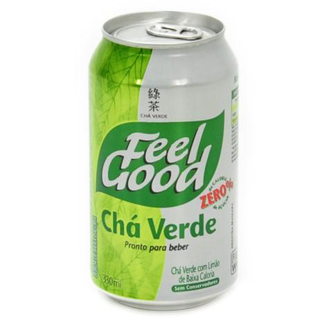 Imagem do produto Feel Good Cha Verde Com Limao Lata 330 Ml