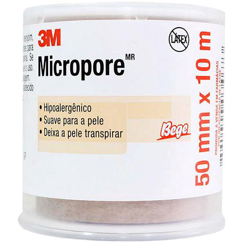 Imagem do produto Fita Micropore 3M Bege 50Mm X 10M 1533