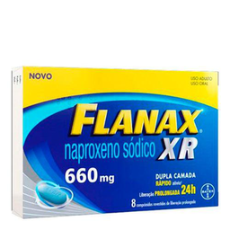 Imagem do produto Flanax Xr 660Mg 8 Comprimidos Revestidos