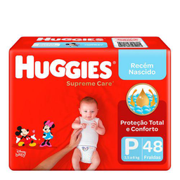 Imagem do produto Fralda Huggies Supreme Care Soft Touch Meninas P Mega 48 Unidades