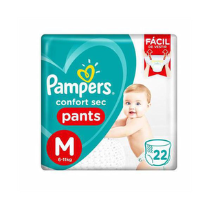 Imagem do produto Fralda Pampers Pants Confort Sec M Pacotao Com 22 Unidades