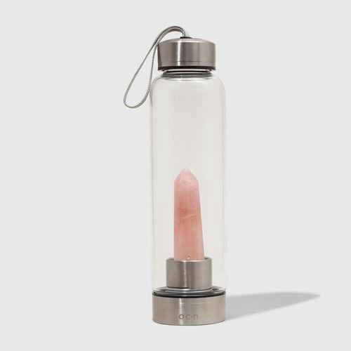 Imagem do produto Garrafa De Quartzo Rosa Rose Quartz Bottle