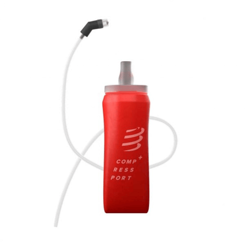 Imagem do produto Garrafa Ergo Flask 500Ml + Tubo Longo Tamanho:único;Cor:vermelho Compressport