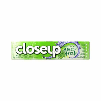 Creme dental em gel closeup protecao 360  fresh aloe fresh 90g
