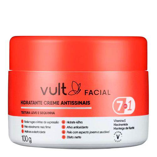 Imagem do produto Hidratante Creme Facial Vult Antissinais 100G Panvel Farmácias