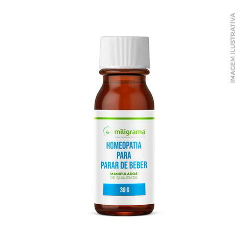 Imagem do produto Homeopatia Para Parar De Beber Glóbulos 30G