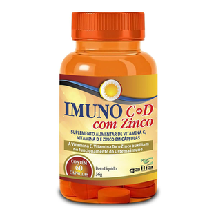 Imagem do produto Imuno C + D Com Zinco 60 Cápsulas