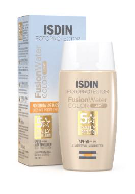 Imagem do produto Isdin Fusion Water Color Cor Clara Fps 50 50Ml Protetor Solar Facial