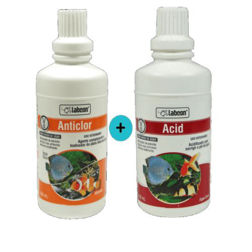 Imagem do produto Kit 1 Alcon Labcon Acidificante Acid 100Ml + 1 Alcon Labcon Neutralizador Anticlor100ml