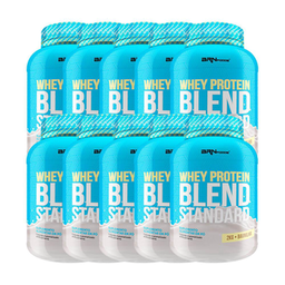 Imagem do produto Kit 10X Whey Protein Blend Standard 2Kg Sabor Baunilha Brn Foods