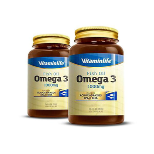 Imagem do produto Kit 2 Óleo De Peixe Ômega 3 Vitaminlife 120 Cápsulas