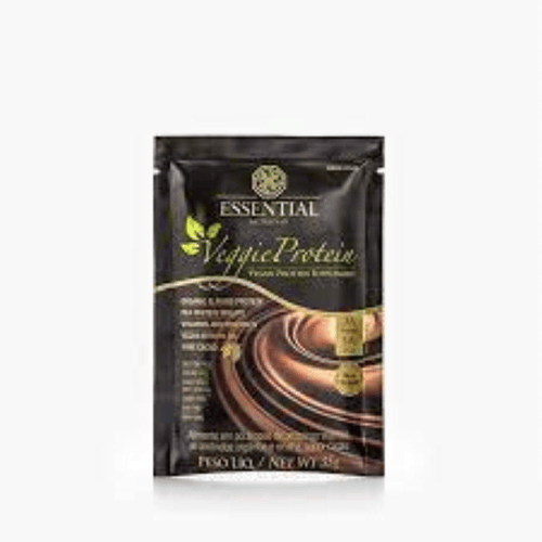 Imagem do produto Kit 2X: Veggie Protein Cacao Sachê Essential Nutrition 35G