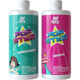 Imagem do produto Kit Bad Rock Pop Star Shampoo 500Ml +Condicionador 500Ml