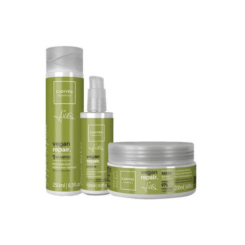 Imagem do produto Kit Cadiveu Essentials Vegan Repair By Anitta Shampoo E Máscara E Leavein