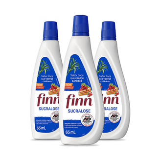 Imagem do produto Kit Com 3 Finn Sucralose Líquido 65Ml