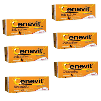 Imagem do produto Kit Com 6 Vitamina C Cenevit 1 G 10 Comprimidos
