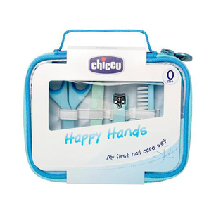 Imagem do produto Kit De Cuidados Happy Hands Com Estojo Azul 0M+ Chicco Ch5192 Kit Manicure Azul