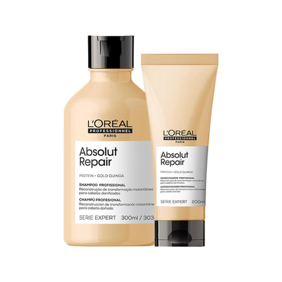 Imagem do produto Kit L'oréal Professionnel Serie Expert Absolut Repair Gold Quinoa Shampoo E Condicionador Loreal Professionnel
