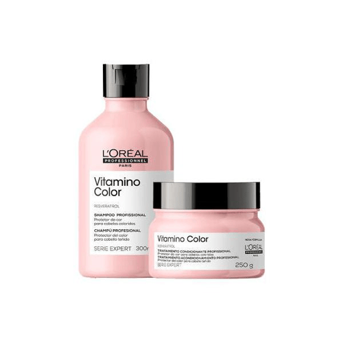 Imagem do produto Kit L'oréal Professionnel Serie Expert Vitamino Color Shampoo E Máscara Loreal Professionnel
