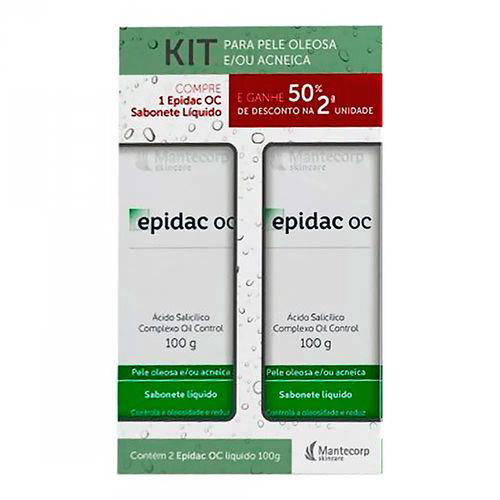 Imagem do produto Kit Sabonete Líquido Facial Epidac Oc Pele Oleosa E/Ou Acneica 50% Seg