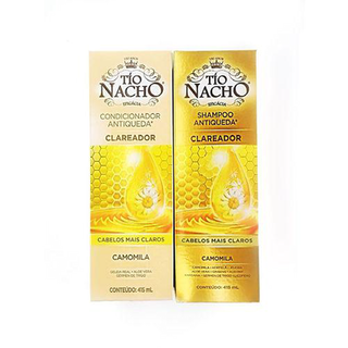 Imagem do produto Kit Shampoo E Condicionador Clareador Tio Nacho 415Ml
