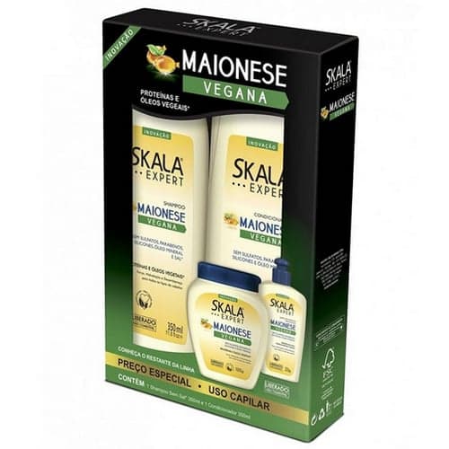 Imagem do produto Kit Skala Shampoo E Condicionador Maionese Vegana 350Ml Cada