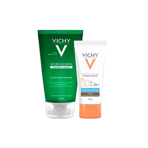 Imagem do produto Kit Vichy Facial Gel De Limpeza Profunda E Protetor Solar Facial Fps 50 Cor 5.0