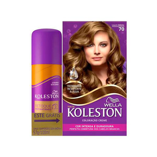 Imagem do produto Koleston Retoque Instantneo Louro Escuro Spray 100Ml Grátis Coloração Louro Médio