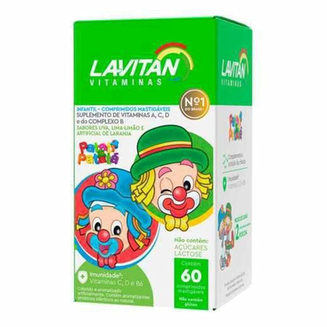 Imagem do produto Lavitan Kids Patati Patatá Mix De Sabores 60 Comprimidos Mastigáveis Allstate