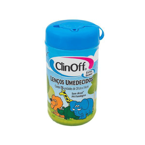 Imagem do produto Lenco - Umid Clin Off Pote Azul C 75Unid