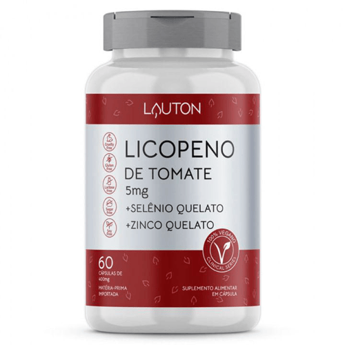 Imagem do produto Licopeno De Tomate Lauton Nutrition 5Mg Com 60 Cápsulas