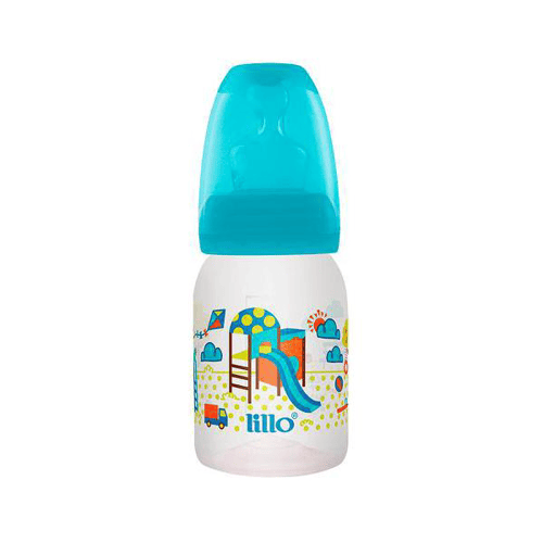 Imagem do produto Lillo Mamadeira Divertida Orto Sil 120 Ml Azul