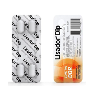 Imagem do produto Lisador Dipirona 1G 4 Comprimidos