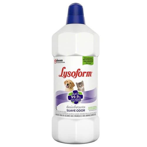 Imagem do produto Lysoform Desinfetante Suave Odor Pets 1 Litro