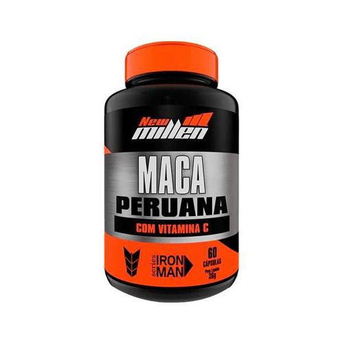 Imagem do produto Maca Peruana Com Vitamina C New Millen 60 Cápsulas