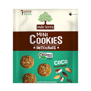 Imagem do produto Mãe Terra - - Cookies Orgnico, Coco E Castanha Do Pará - 120G - Mãe Terra