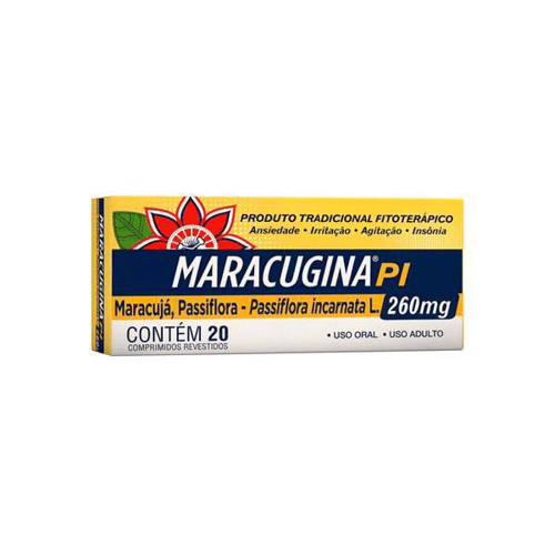 Imagem do produto Maracugina Pi 260Mg Com 20 Comprimidos