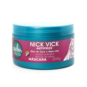 Imagem do produto Máscara Cachos Nick Vick Antifrizz 200G Cabelos Cacheados